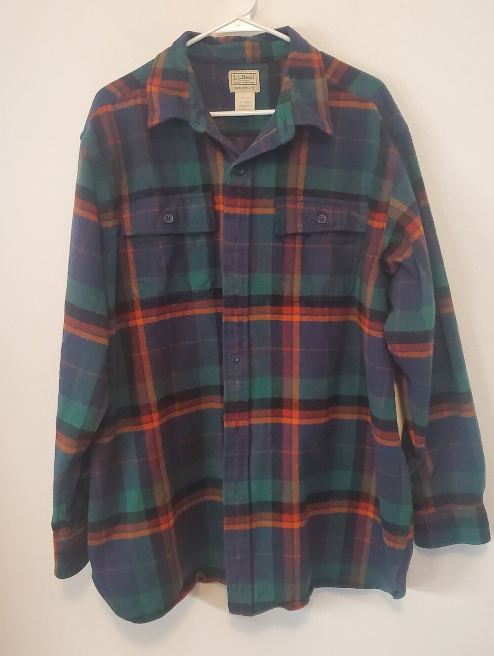 Classic L.L. Bean Heavy flannel shirt Size XL